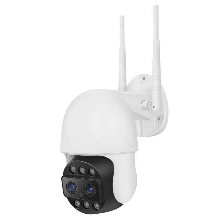 Bosesh 2MP/4MP WiFi TF Card Voice Intercom Humanoid Tracking Infrared Floodlight Dual Lens 10X Zoom