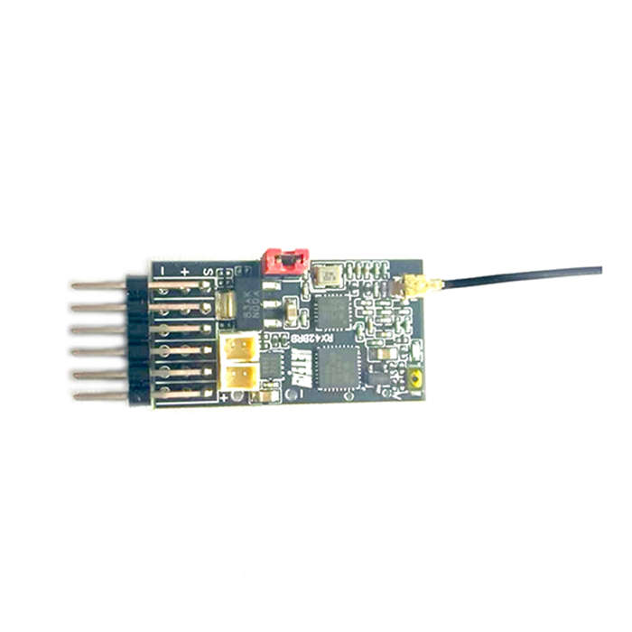 1pc - RX42BRB Multi-protocol 6CH Mini Compatible RC Receiver with Dual Brushed 7.5A ESC for Flysky W
