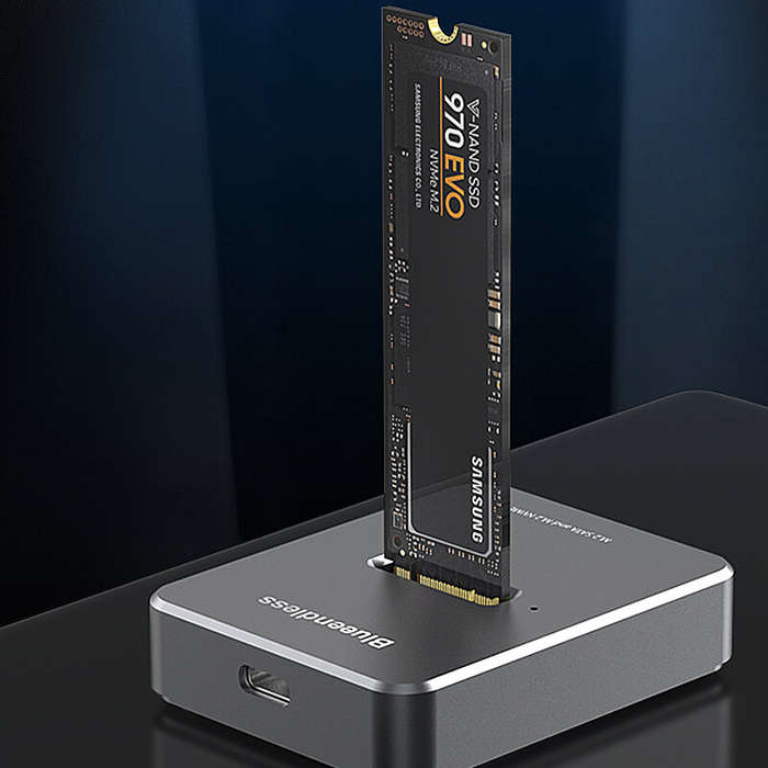 Blueendless SD03 M.2 SSD Box Base Adapter SATA/NVMe SSD Dual Protocol Solid State Type-C Mobile Hard