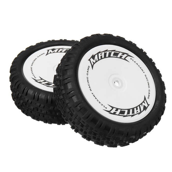 Rear - Wltoys 104001 1/10 RC Car Spare Front/Rear Tires Wheels 1882 1883 Vehicles Model Parts 2PCS