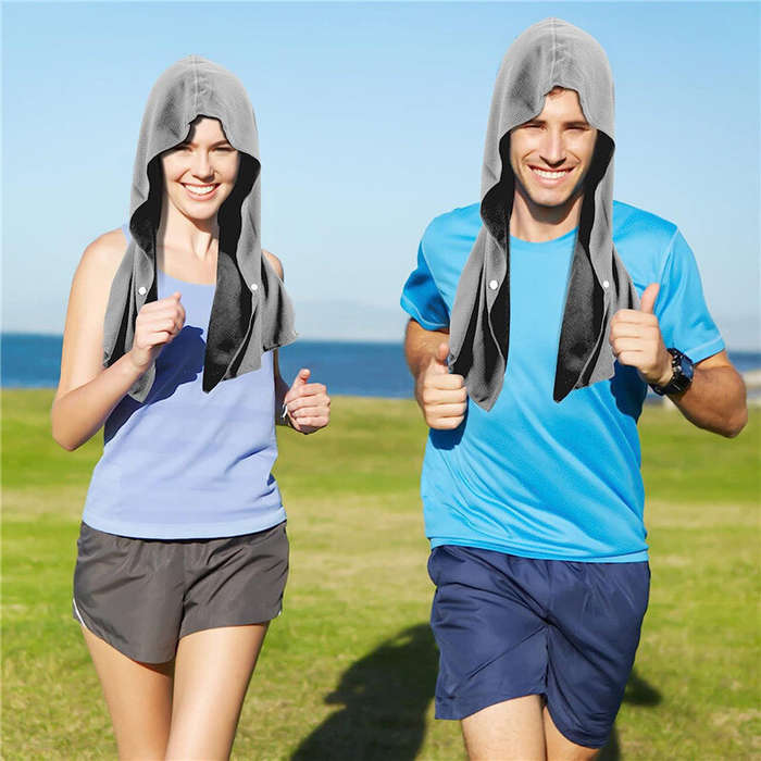 Sky Blue - KALOAD 1 Pack Breathable Cooling Towels for Men Women UV Protection Quick-Dry Absorbent S