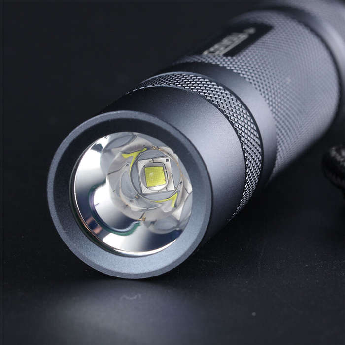 5000K - Convoy S2+ Tactical Flashlight, 1800 Lumen Super Bright LED, Compact EDC Flashlight for Camp