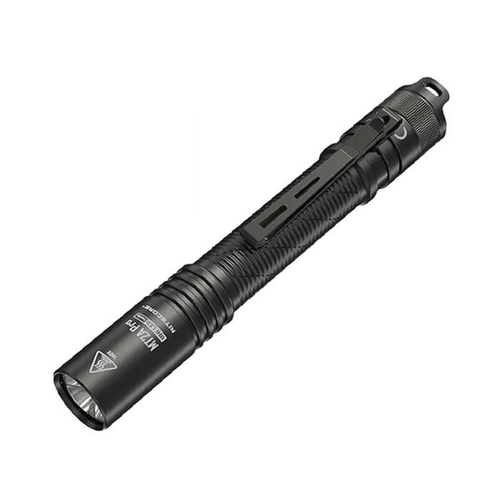 Black - NITECORE MT2A Pro UHi20 1000LM 255M EDC LED Flashlight With 1600mAh USB-C Rechargeable Li-io