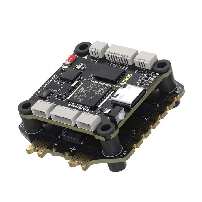F722 + 8Bit 65A - 30.530.5mm GEPRC TAKER F722 BT HD V3 Flight Controller 3-6S 65A 8Bit 4In1 Brushles