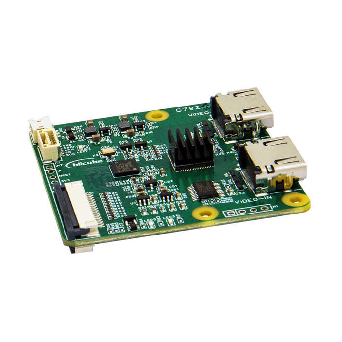 Green - Raspberry Pi 5 C792 HDMIto CSI and I2C Module HDMIto CSI-2 Loop Out blikvm pikvm Support for