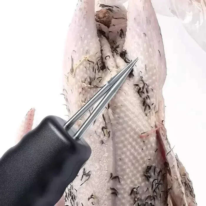 US Plug - Electric Quick Chicken Plucker 750W 240rpm Stainless Steel Portable Waterproof US/EU Plug