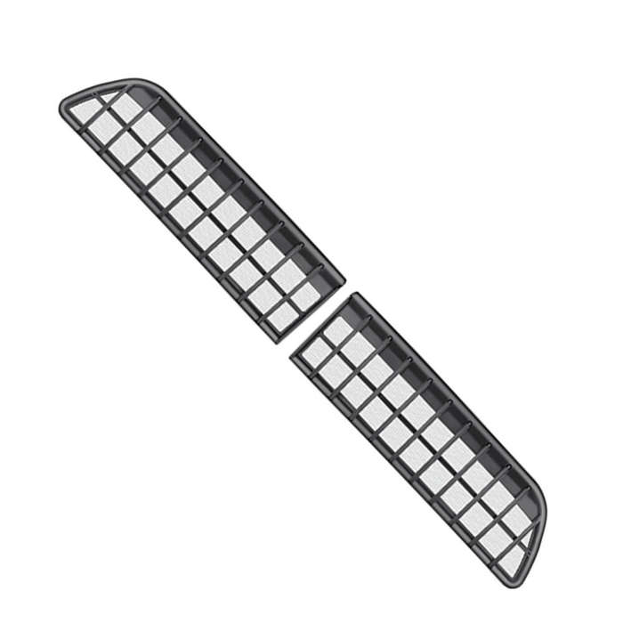 2pcs Air Inlet Protective Cover Anti-insect Anti-fouling Front Cover Air-Conditioning Cover For Tesl