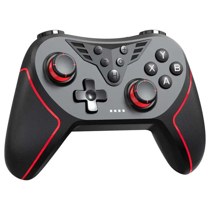 Handle+Receiver - T43 Wireless bluetooth Gamepad with Hall Joystick Dual Motors Vibration Turbo Func