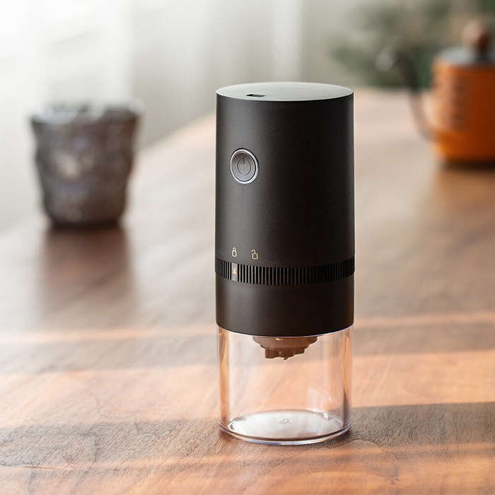 White - Comfook Electric Coffee Grinder Cafe Automatic Coffee Beans Mill Conical Burr Grinder Machin