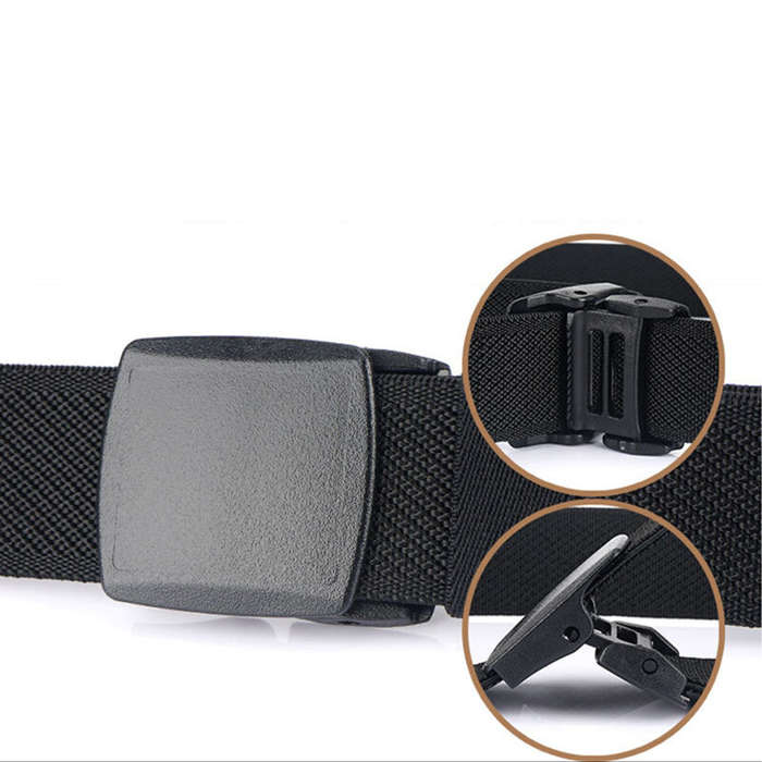 Army Green - TUSHI 120cm Tactical Nylon Belt Adjustable Wear-resistant Lightweight Waist Belt Buckle