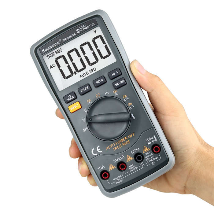 Kaemeasu KM-DM03A Professional High Precision Digital Multimeter DC & AC Voltage Current Measurement