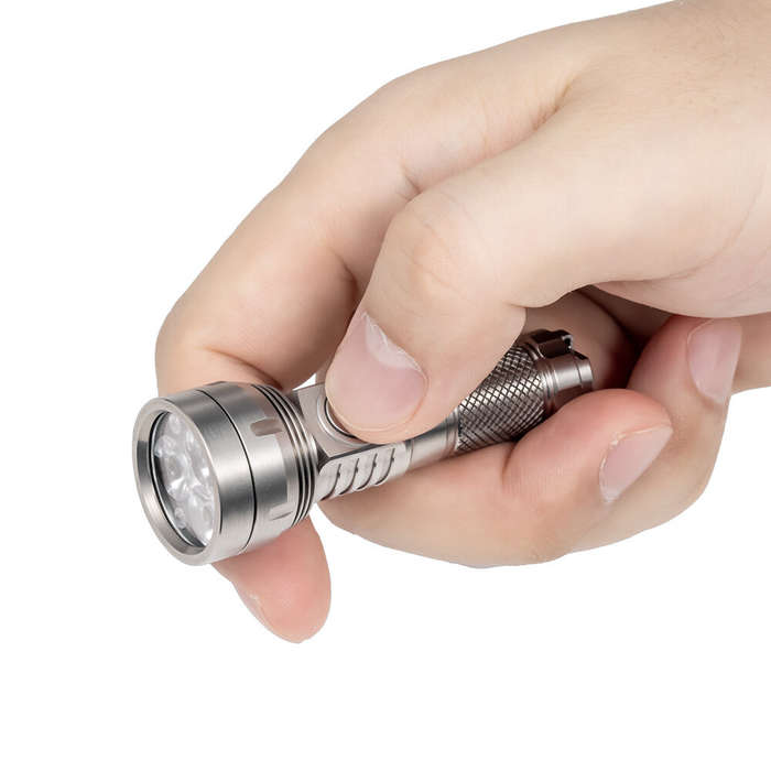Sandblasted - Lumintop GT Nano Pro3.0 1600LM 152M Compact High Performance EDC Flashlight With 10280