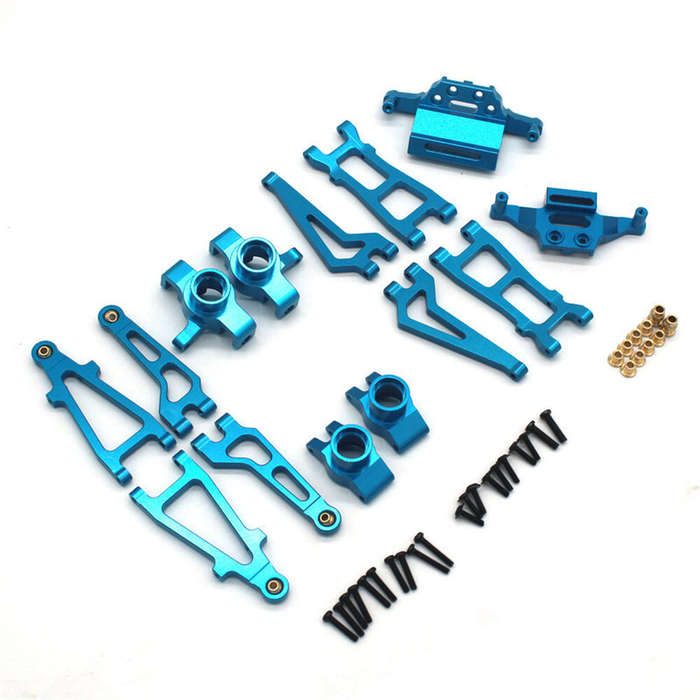 Red - Upgraded Metal Spare Parts for MJX 1/20 20208 JJRC C8811 RC Car Vehicle Models