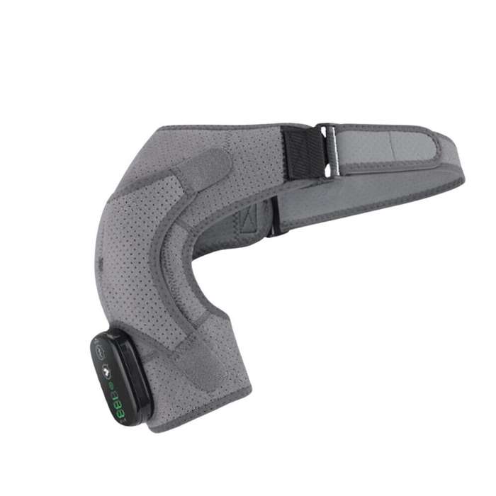 Black - Rechargeable Electric Heating Shoulder Pad Hot Compress Shoulder Warming Sleep Vibration Mas