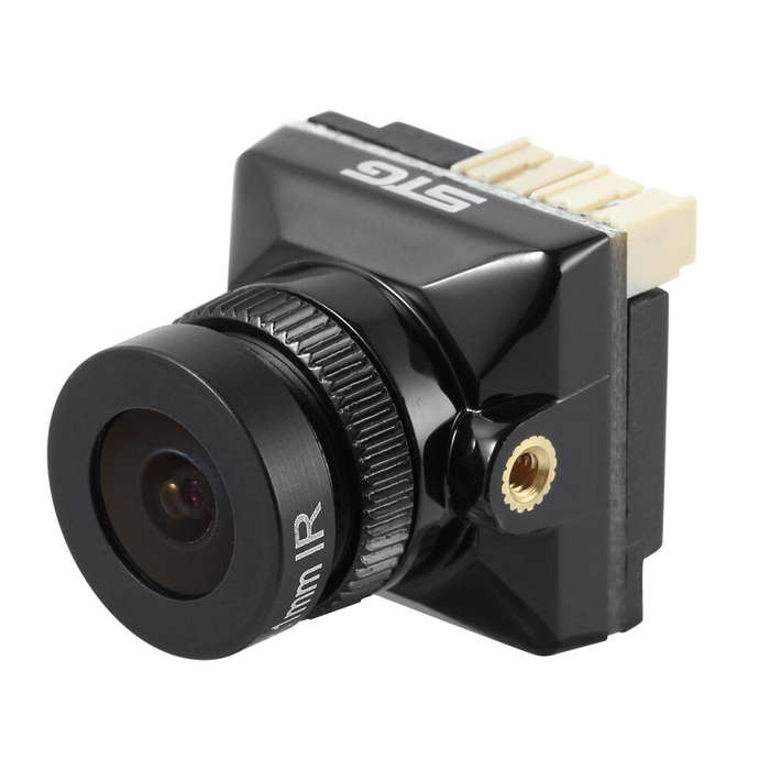 Black - JINJIEAN B19 PRO FPV Camera - 1/2.7'' Sensor, 1500TVL, 135 FOV, 5-30V, OSD for Racing Drone