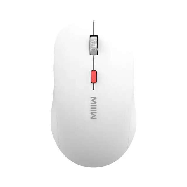 Black - Xiaomi MIIIW Wireless bluetooth Mouse 800/1200/1600DPI Switchable Silent Clicking Detachable