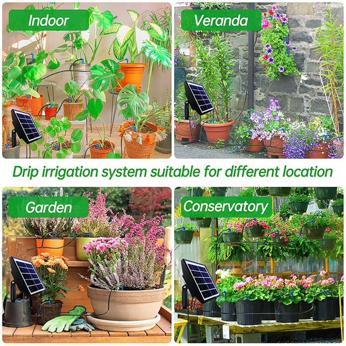 #1 - Solar Automatic Timed Watering Device Watering Artifact Sprinkler Drip Irrigation Intelligent C