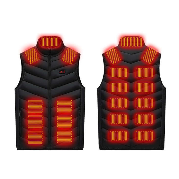 M - Motorcycle Heated Vest Intelligent Three Levels Of Temperature Adjustment Electric Heating Vest