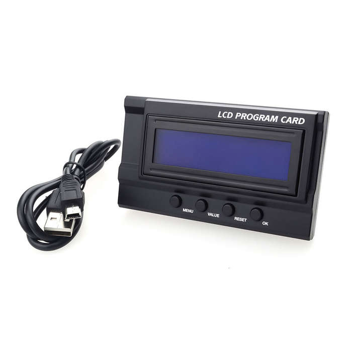 Black - Surpass Hobby LCD Program Card for Rocket 160A V2 Brushless Drift Racing ESC Speed Controlle