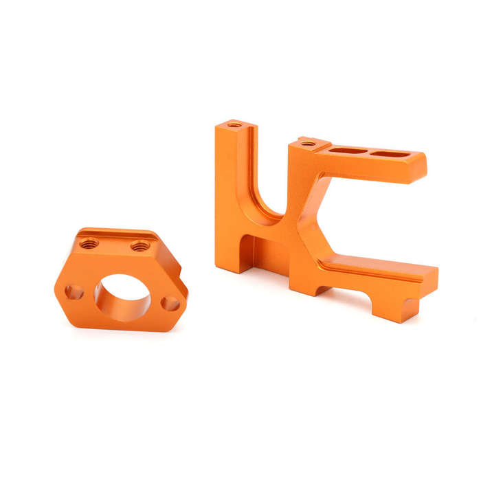 Orange - ZD Racing MT16 1/16 RC Car Parts Motor Mount Seat Aluminum Alloy Set Vehicles Models Spare