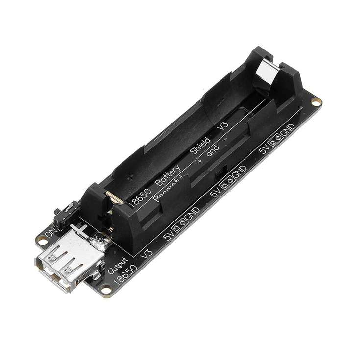 Geekcreit ESP32 ESP32S 18650 Battery Charge Shield V3 Micro USB Type-A USB 0.5A Test Charging Protec