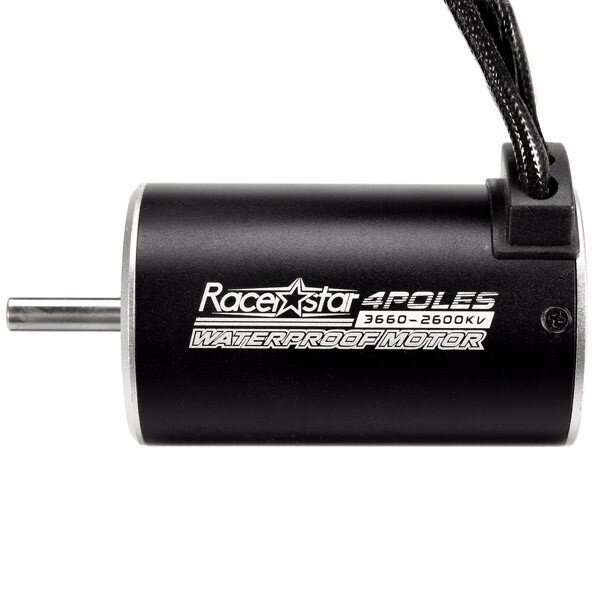 2600KV - Racerstar 3660 Motor Brushless Waterproof Sensorless 1/8 1/10 RC Car Part 3800/3300/2600KV