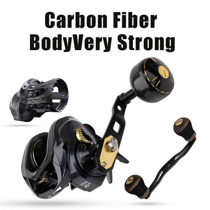 Right hand - 1pc 16kg Drag Power Baitcasting Reel Left/Right Hand Fishing Reel 6.5:1 High-Speed Gear