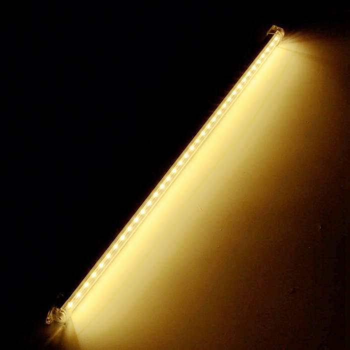 Cool White - 12V 50cm LED Strip Light Bar 5630 SMD Interior Lamp For Car Van Caravan Boat LWB Rear L