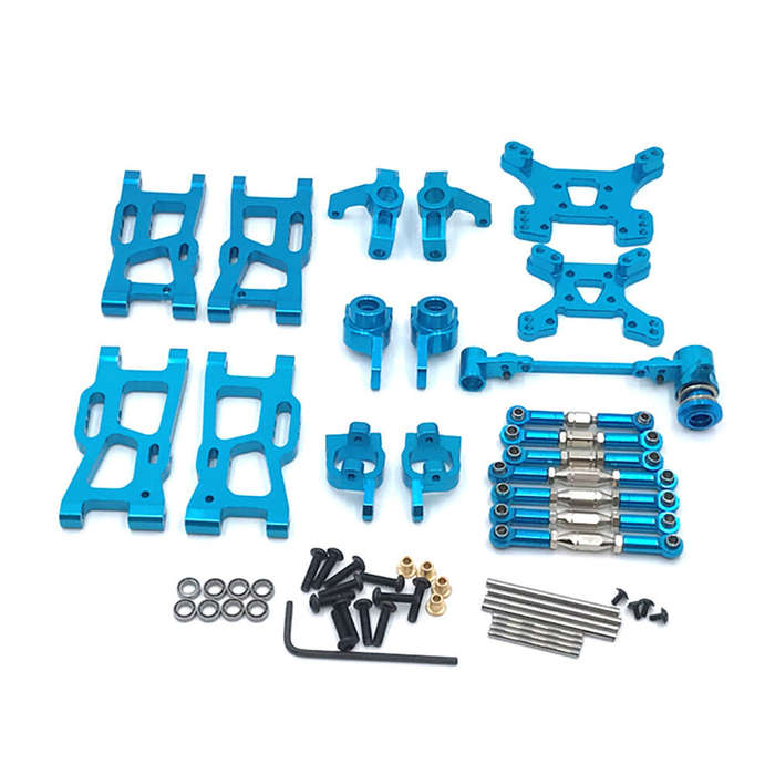 Red - Metal Upgrades Parts for Wltoys 144001 144002 144010 124016 124017 124019 1/14 1/12 AM X12 RC