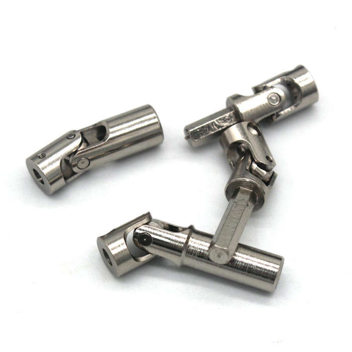 Silver - 2PCS Upgraded Metal Drive Shaft Front Rear for Land Rover FMS FCX24M D90 D110 Range Discove