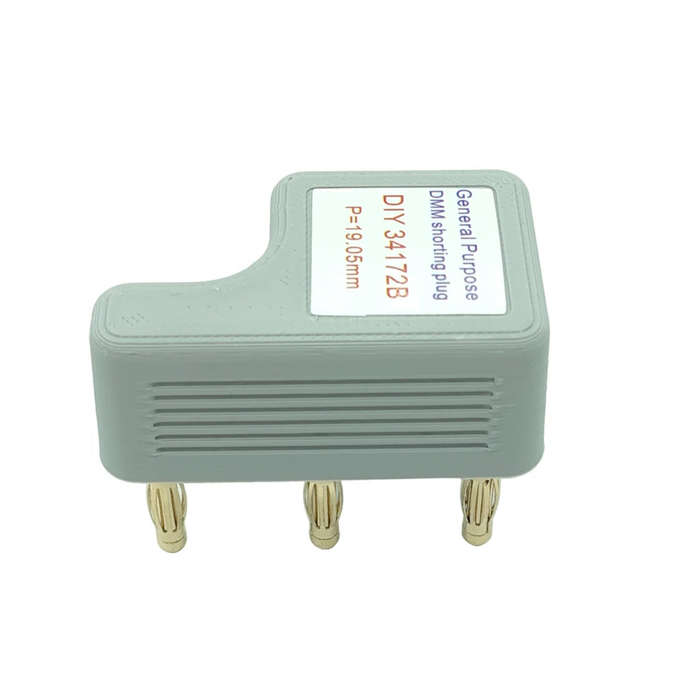 White - DIY 34172B DMM Short Insert 4-Wire Short Plug Standard Resistor Calibration Multimeter Calib