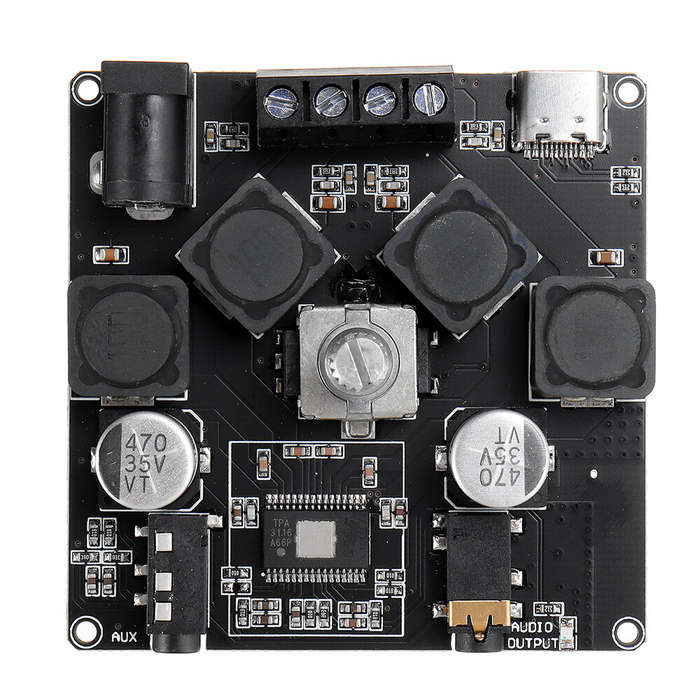 XY-AP50H 50W+50W HiFi Bluetooth 5.0 Wireless Audio TPA3116D2 Digital Power Amplifier Stereo Board 50