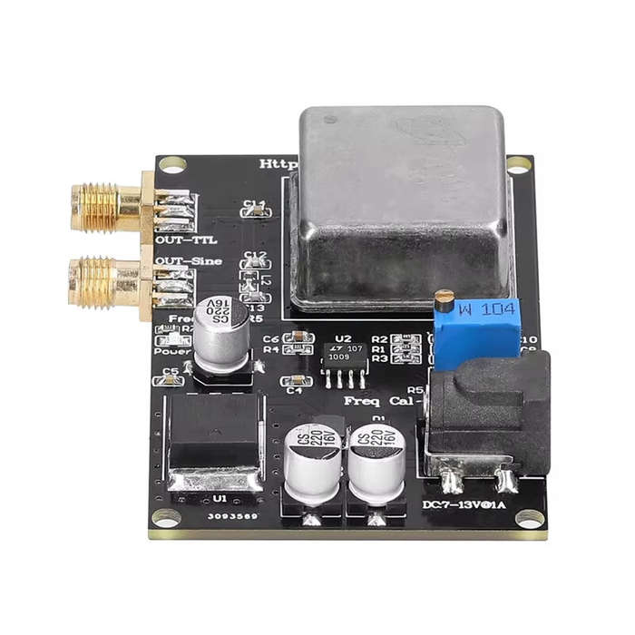 Black - OCXO-10MHz Frequency Reference Source Module Low Phase Noise for Sound Decoder Frequency Met
