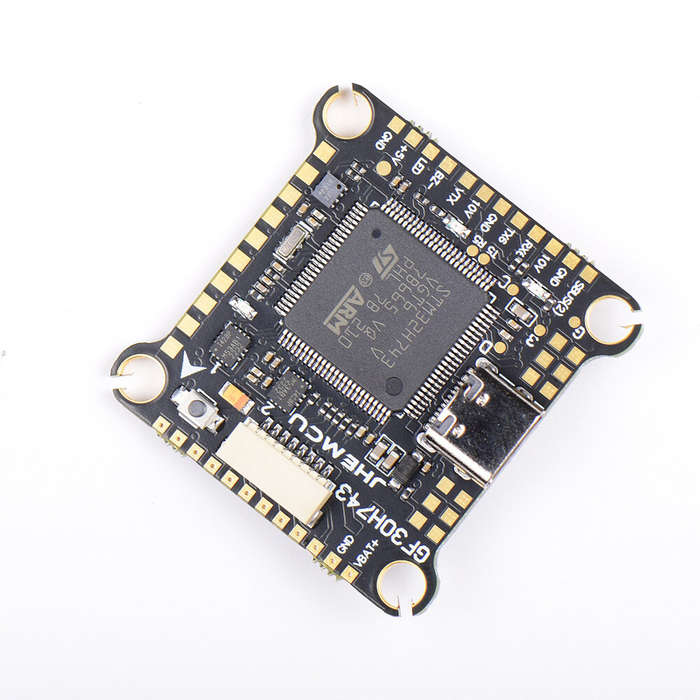 Flight Controller - 30.5x30.5mm JHEMCU GF30H743 H743 480MHZ Flight Controller DUAL Barometer OSD Bla