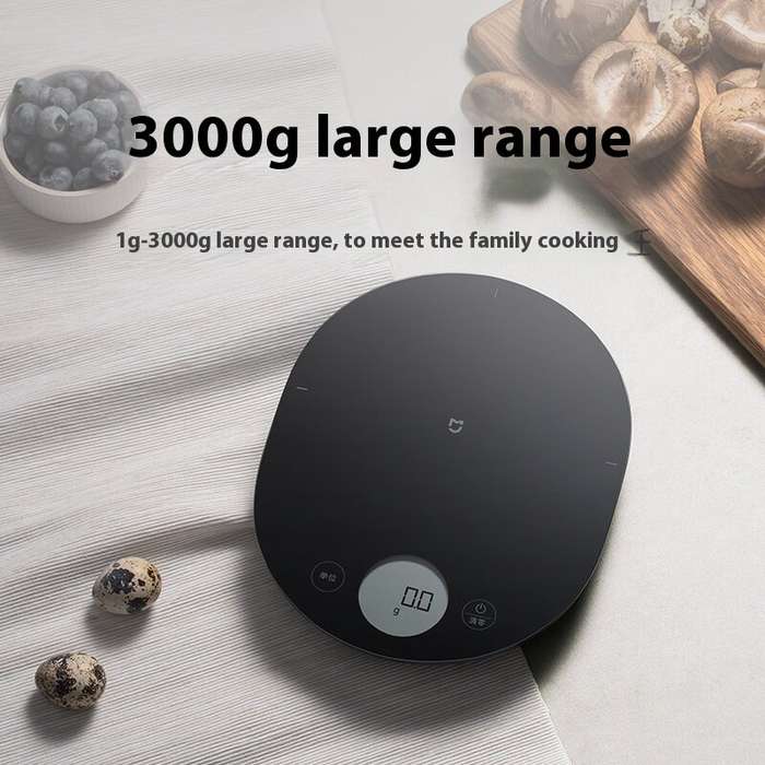 Black - XIAOMI Mijia Electronic Scale Precision Electronic Scale High-Precision 1g to 3000g Kitchen
