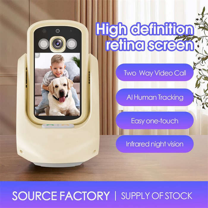 EU Plug - C20 Two-Way Video Call Camera 1920x1080 HD Infrared Night Vision AI Human Tracking WiFi Se