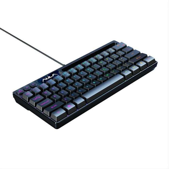 AULA F3061 61 Keys RGB Wired Membrane Gaming Keyboard USB Interface For PC/Laptop Connection Phone S