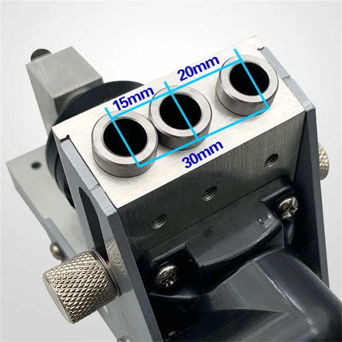 9.5mm 3/8 Inch Oblique Hole Locator With Dust Hose Drill Bits Pocket Hole Jig Kit Woodworking Drill