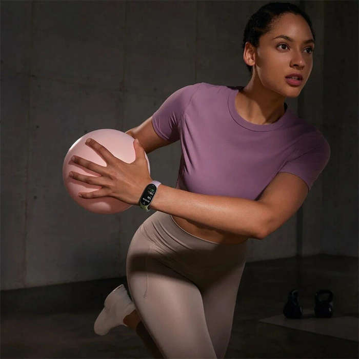 Green - Xiaomi Mi Band 10 1.72-inch AMOLED Display 5ATM Waterproof 21H Playback Heart Rate Blood Oxy