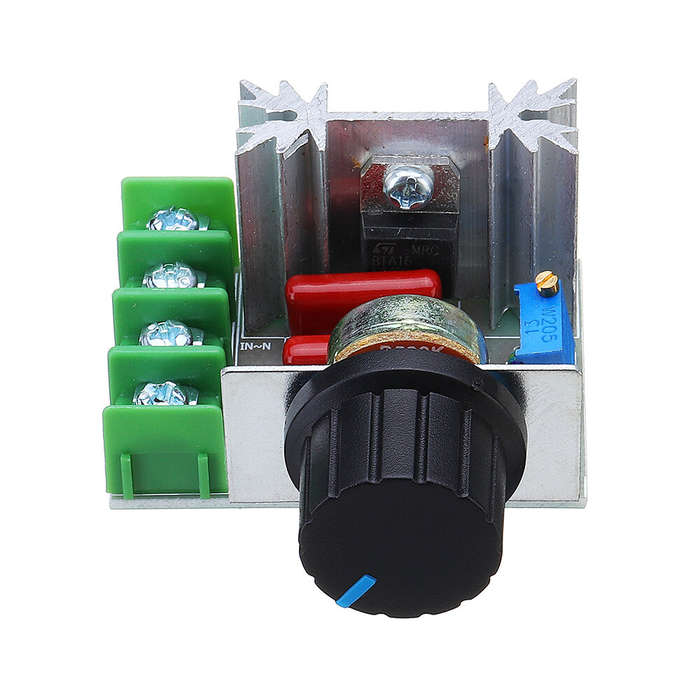3Pcs 2000W Speed Controller SCR Voltage Regulator Dimming Dimmer Thermostat 220V 90-220V AC Adjustab