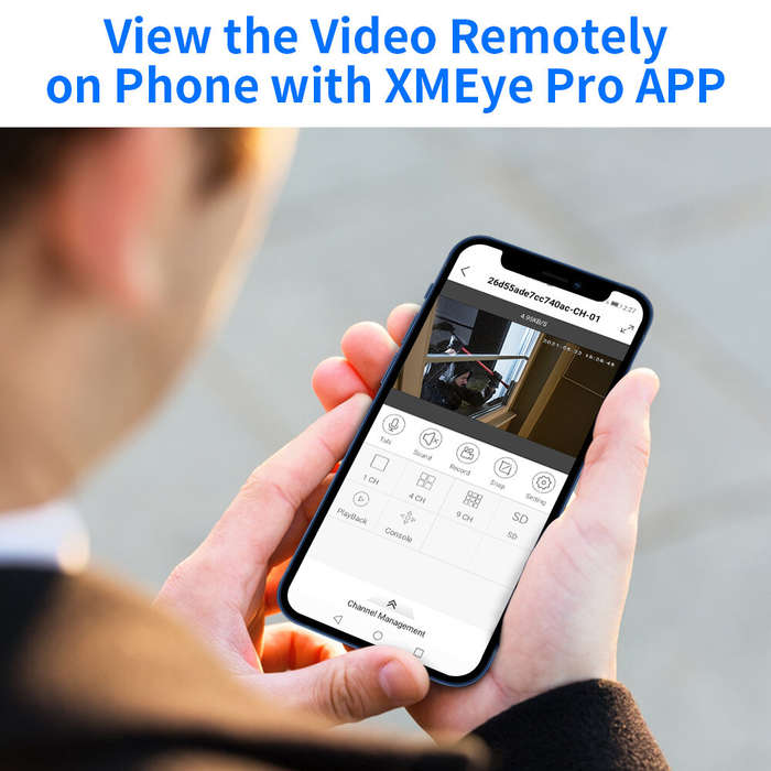 Hiseeu H5NVR-P-8 8CH POE NVR iP Security Surveillance Camera H.265+ CCTV System 8MP 4K Audio Video R