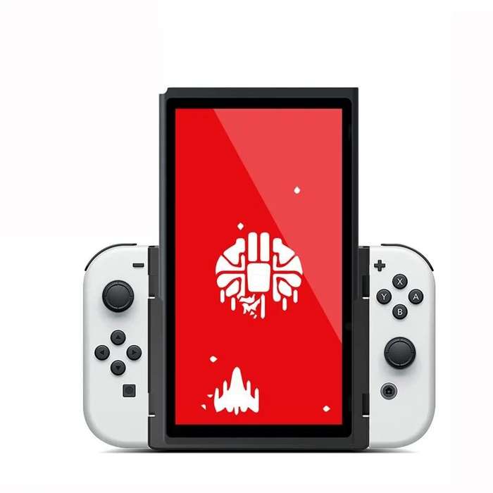 Black - Vertical Bracket Grip Flip for Nintendo Switch/NS OLED Game Console Joystick Controller for