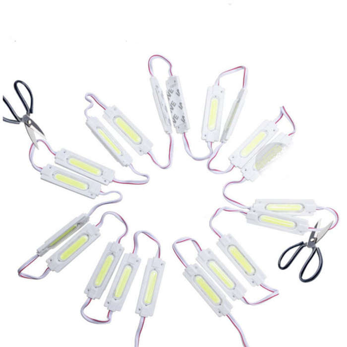Yellow - 20LED Super Bright COB LED Module 24V 1.8W Injection LED Module Waterproof Advertising Desi