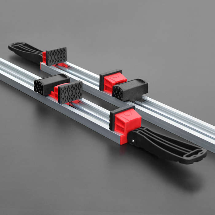 600mm/24Inch Wood Board Clamp Straight Edge Clamp Router Trimming Guide Electric Circular Saw Cuttin