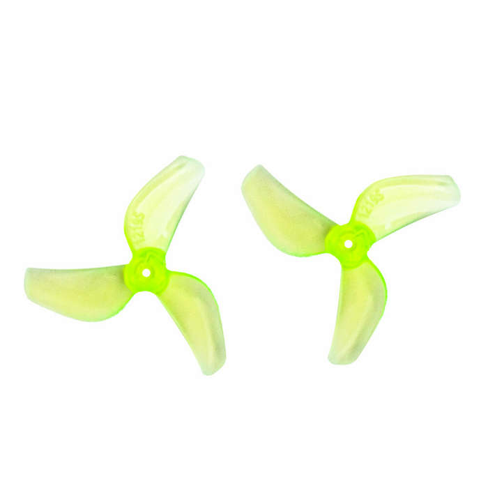 Clear White - 6 Pairs GEMFAN 1219S 1219 31mm 1.2Inch 3-Blade Propeller PC 0.8mm / 1mm Hole for 0703-