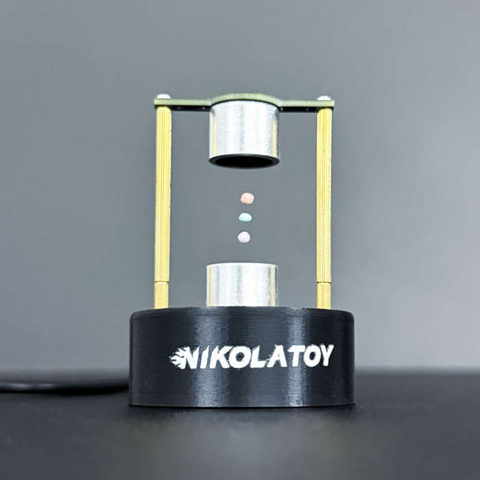 Black - NIKOLATOY Ultrasonic Suspension Device Creative Desktop Ornaments Science Education Discover
