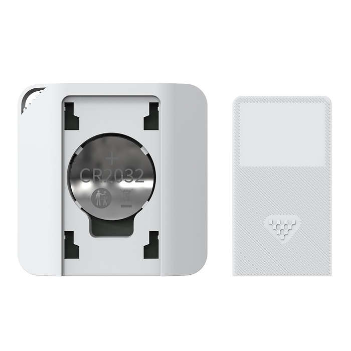 White - Mini Temperature and Humidity Meter Accurate Readings Comfort Indicators Versatile Placement