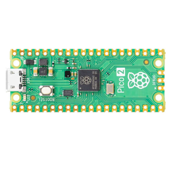 Green - C3864 Raspberry Pi Pico 2 RP2350 Micro Control Board Dual Arm Cortex-M33 or Dual Hazard3 RIS