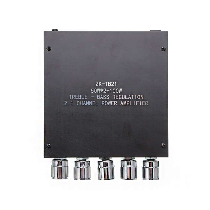 Black - ZK-TB21 TPA3116D2 bluetooth 5.0 Subwoofer Amplifier Board 50WX2+100W 2.1 Channel Power Audio