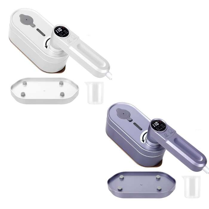 US Plug - Smart Handheld Mini Garment Steamer Travel Clothes Powerful Handheld Steam Ironing Machine